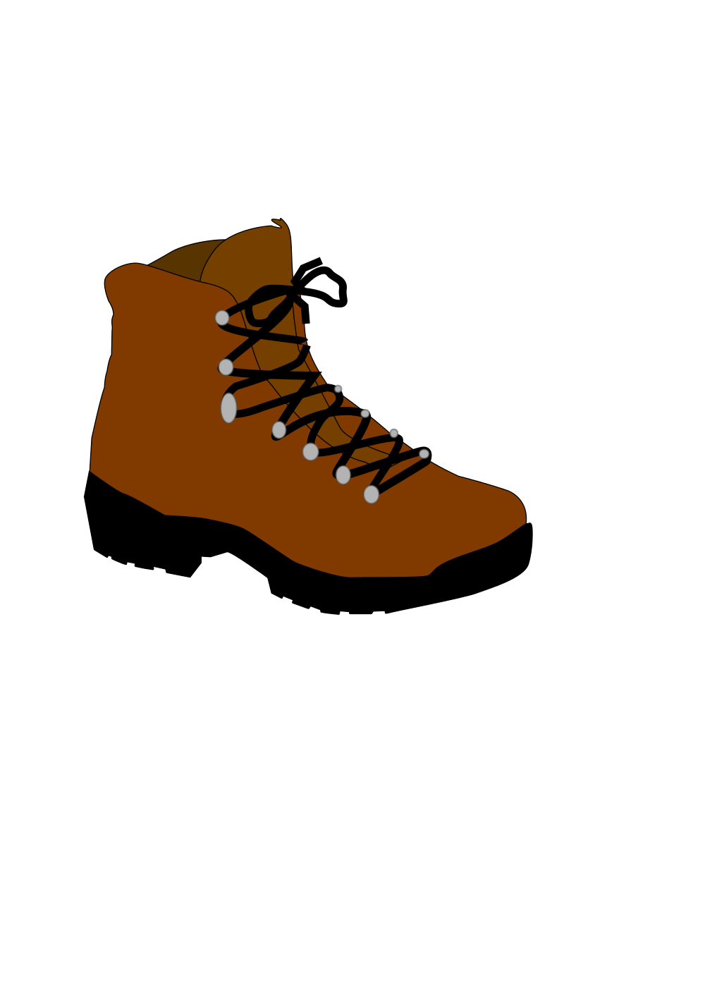 OnlineLabels Clip Art - Hiking Boot